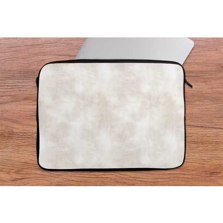Laptophoes - Subtiel - Structuur - Beige — 2