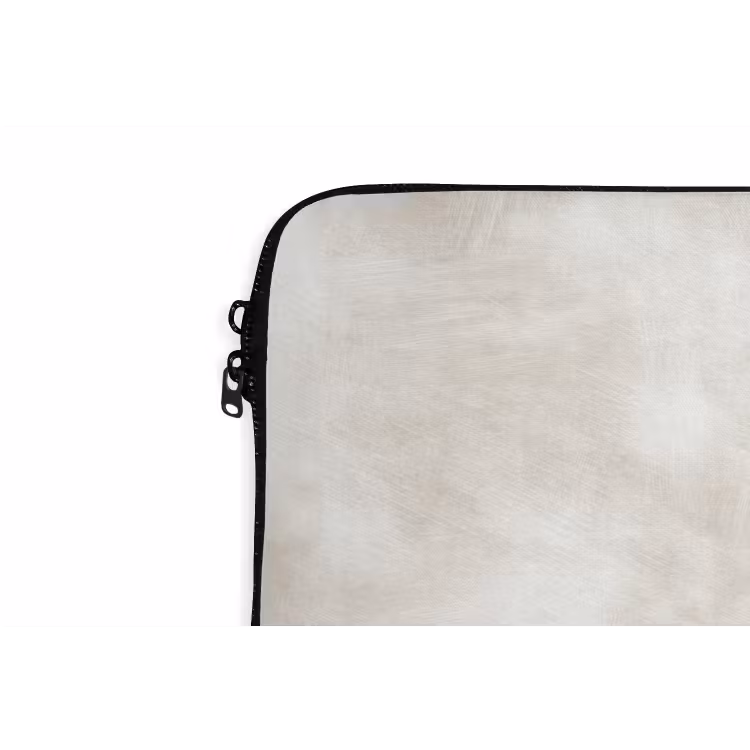 Laptophoes - Subtiel - Structuur - Beige — 6