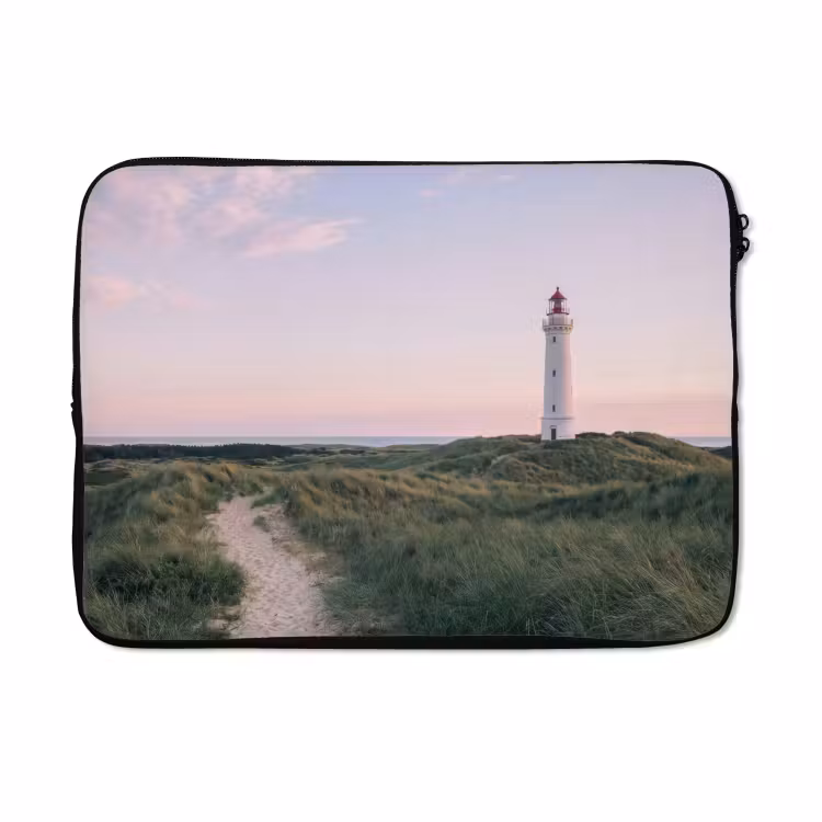 Laptophoes - Vuurtoren - Duinlandschap - Zee — 5