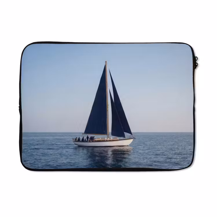 Laptophoes - Zeilboot - Zee - Blauw — 5