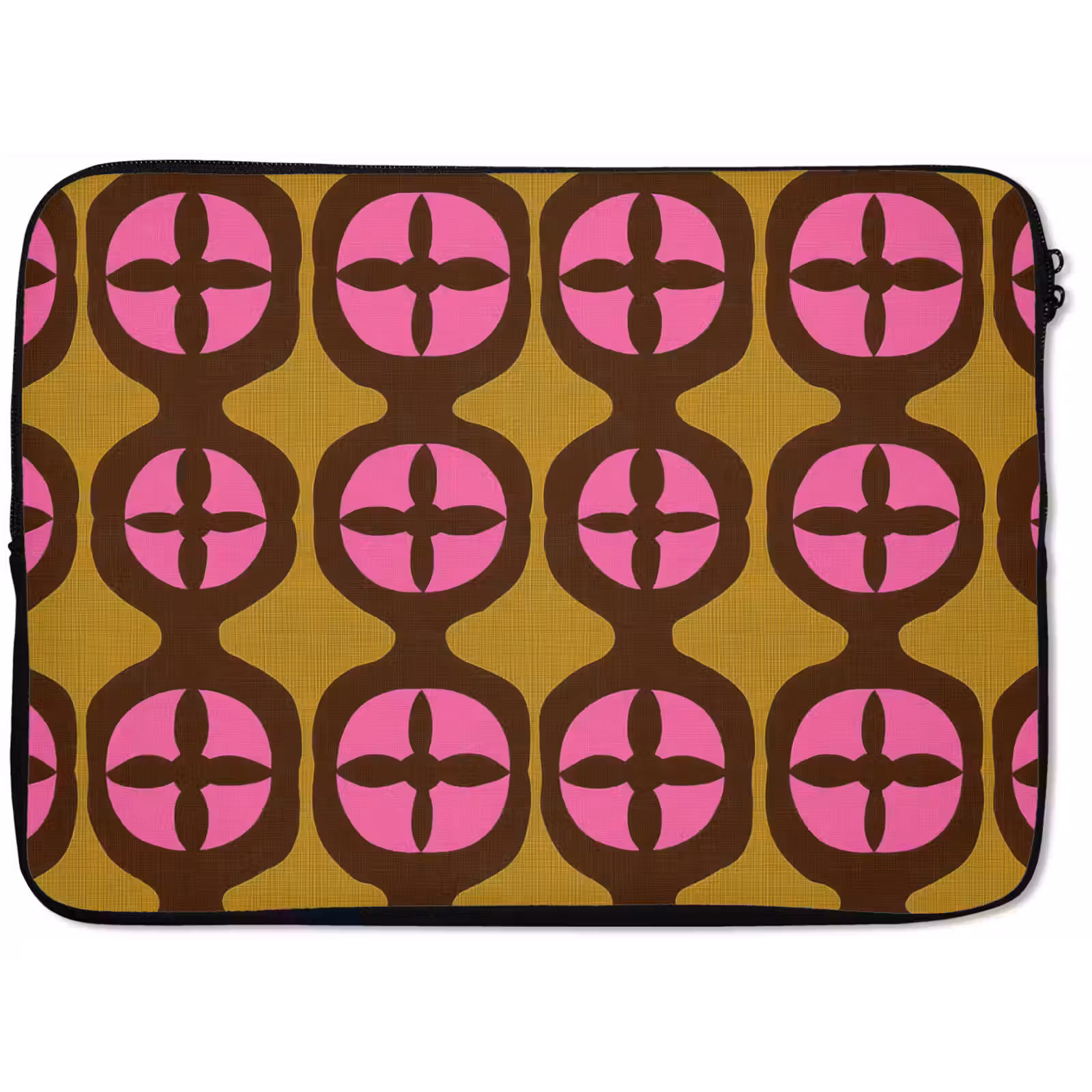 Laptophoes - Modern - Patroon - Roze — 1