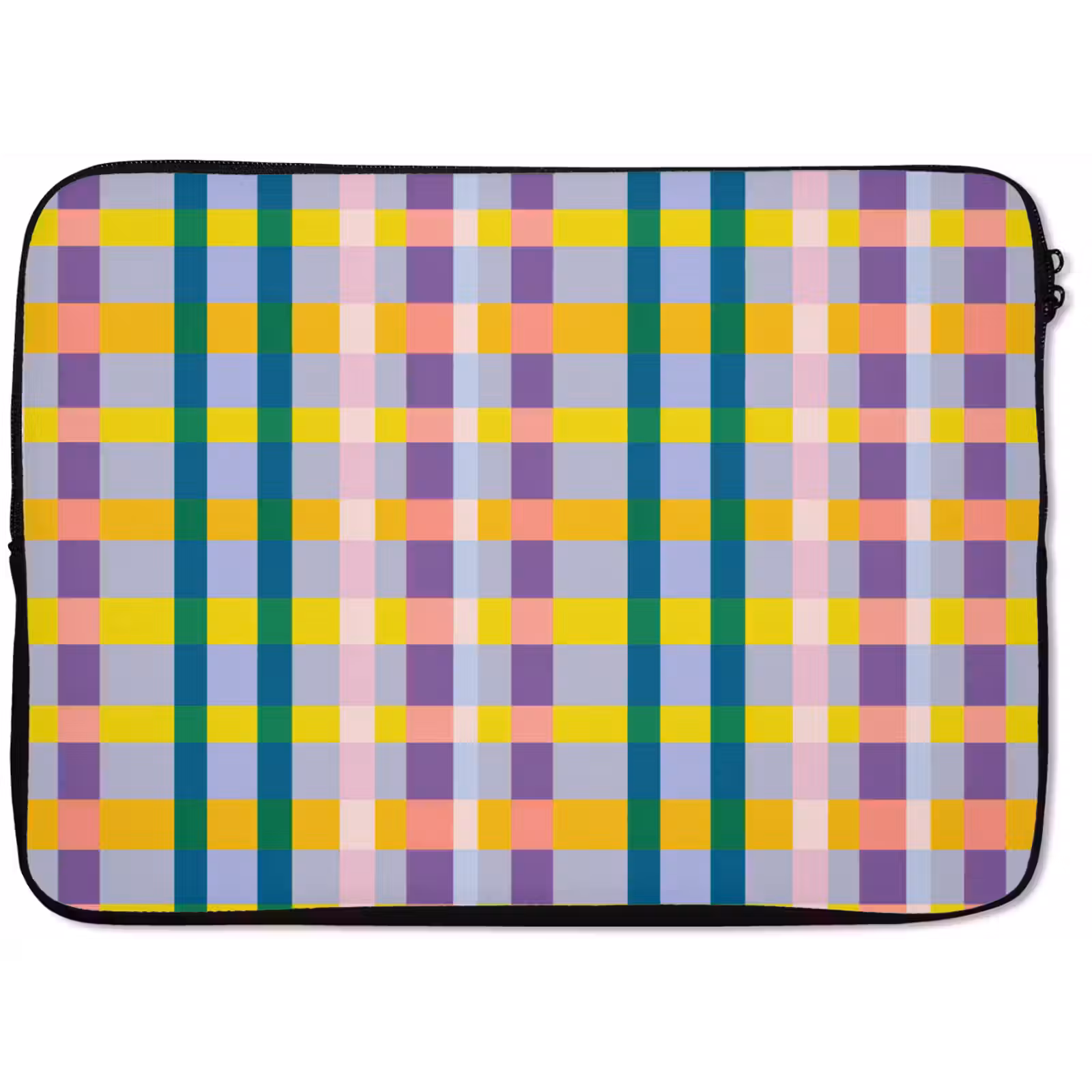 Laptophoes - Ruit - Patroon - Kleurrijk — 1
