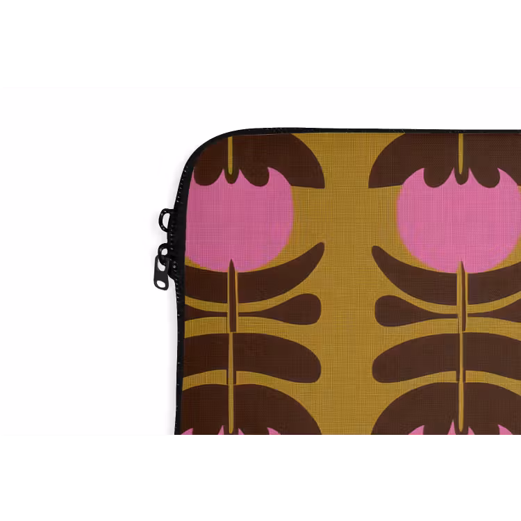 Laptophoes - Abstract - Bloemen - Roze — 6