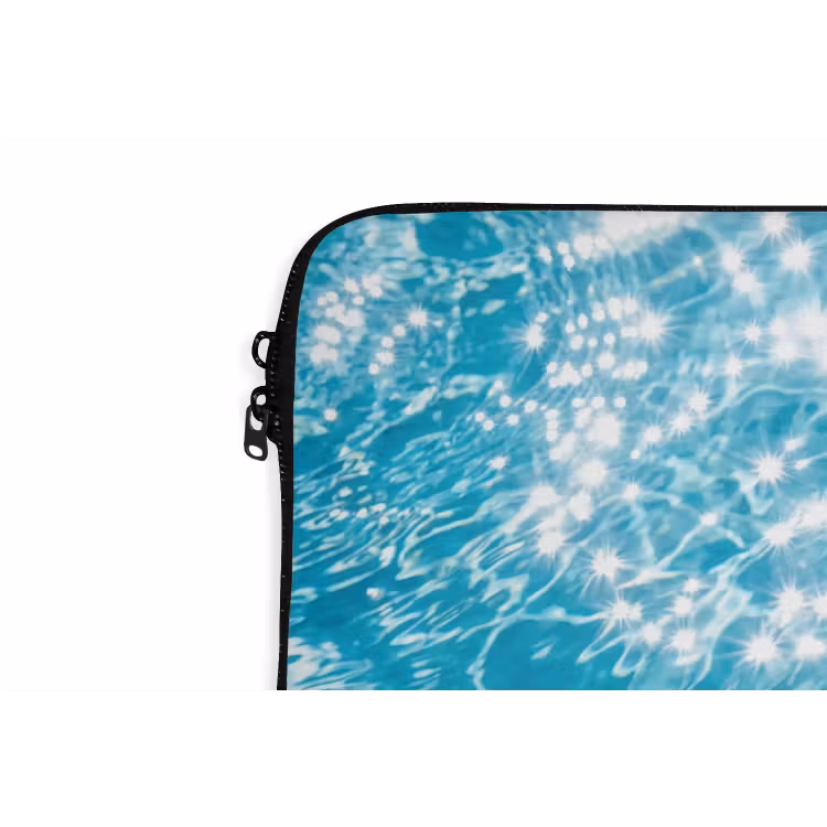 Laptophoes - Badeend - Dobberen - Blauw — 6