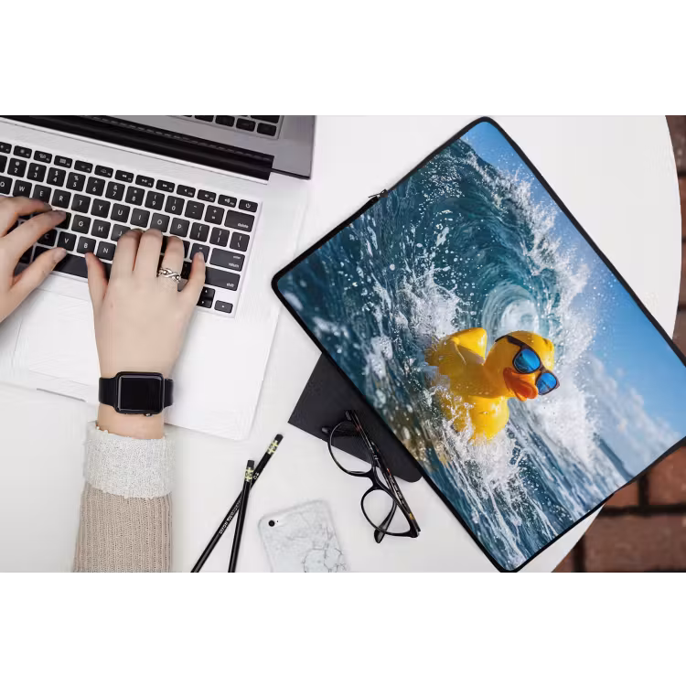 Laptophoes - Badeend - Stoer - Golven — 3
