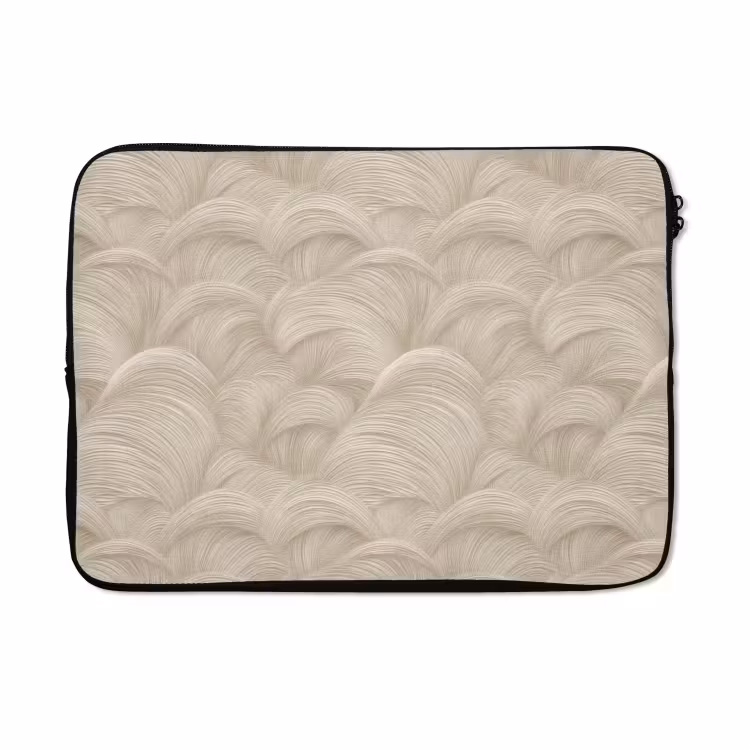Laptophoes - Bogen - Patroon - Beige — 5