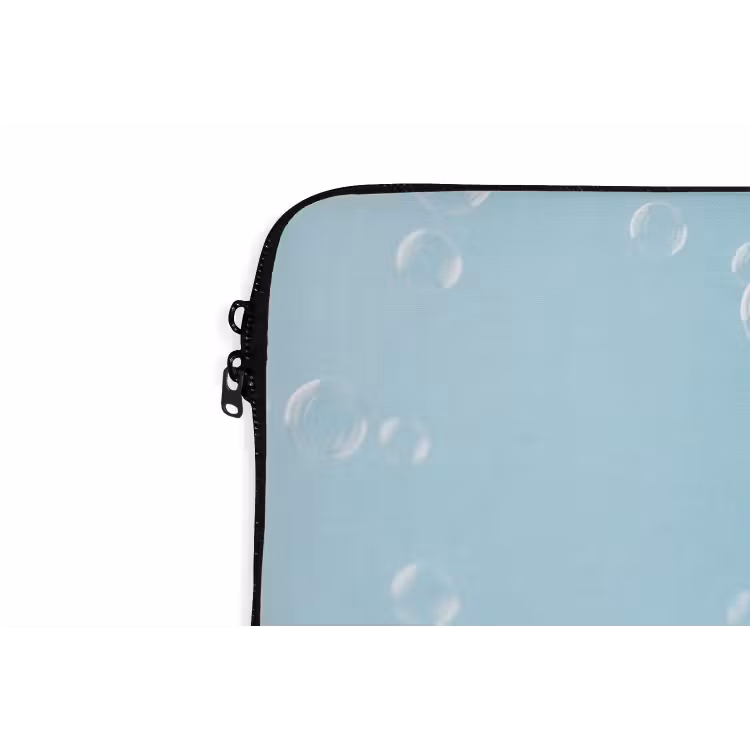 Laptophoes - Bubbels - Badeend - Geel — 6