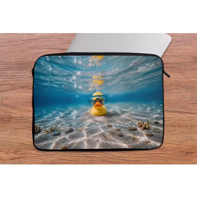 Laptophoes - Duikbril - Eend - Water — 2