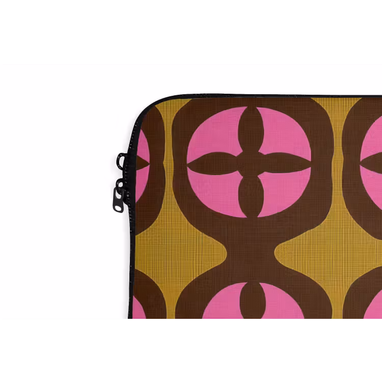 Laptophoes - Modern - Patroon - Roze — 6