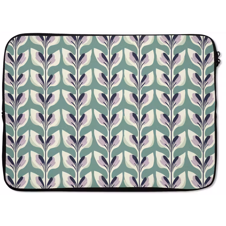 Laptophoes - Retro - Modern - Groen — 1
