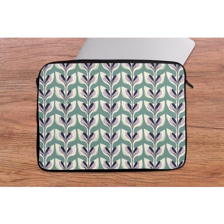 Laptophoes - Retro - Modern - Groen — 2