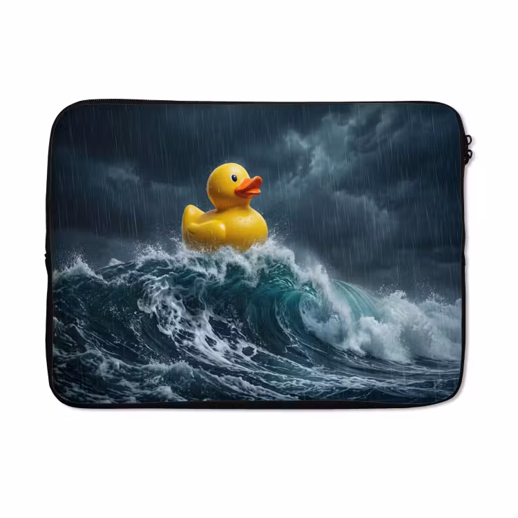 Laptophoes - Storm - Badeend - Golven — 5