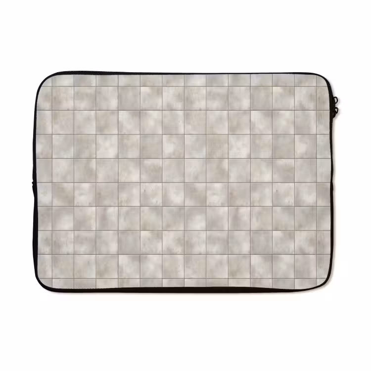 Laptophoes - Tegels - Natuurlijk - Grijs — 5