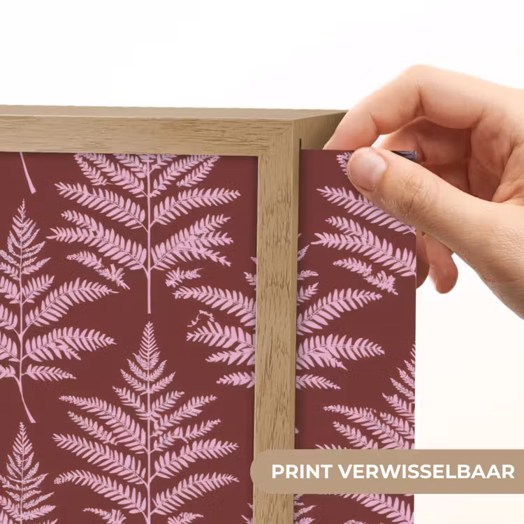 Lightbox - Wandlamp - Blad - Patroon - Paars — 5