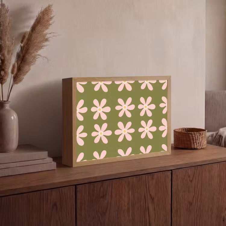 Lightbox - Wandlamp - Bloem - Modern - Groen — 4
