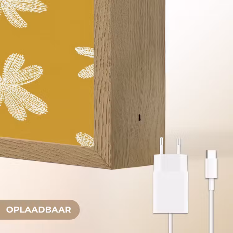 Lightbox - Wandlamp - Bloem - Speels - Okergeel — 7