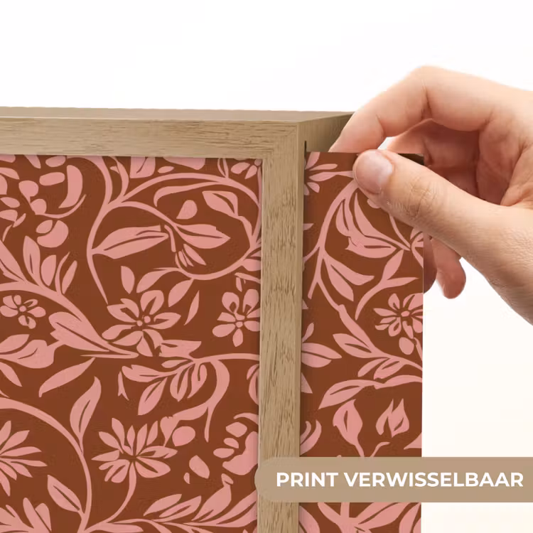 Lightbox - Wandlamp - Bloemen - Print - Roze — 5