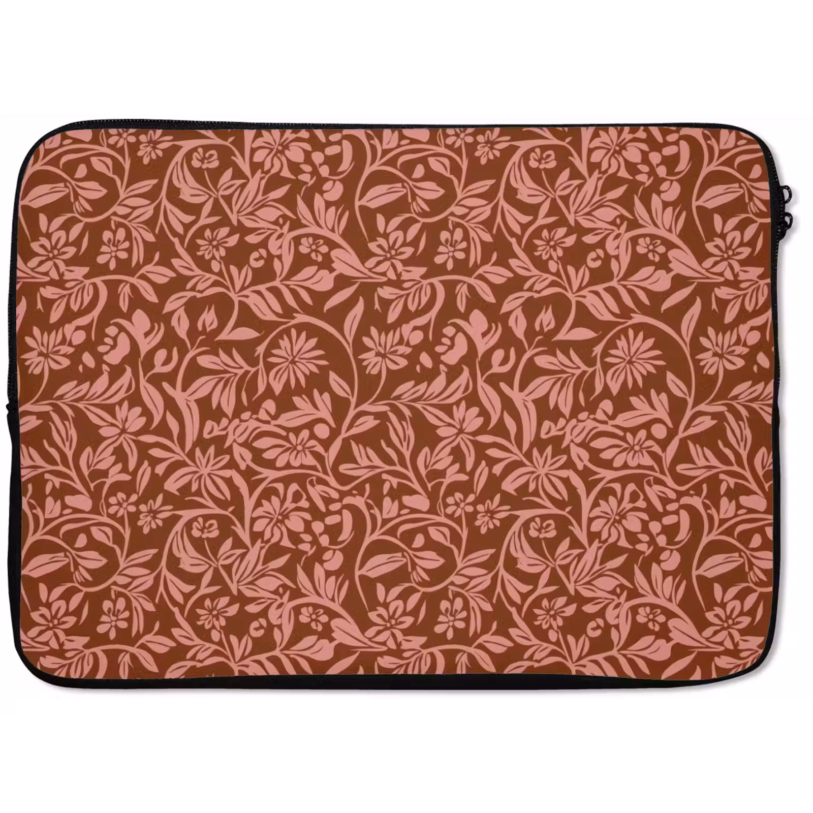 Laptophoes - Bloemen - Print - Roze — 1