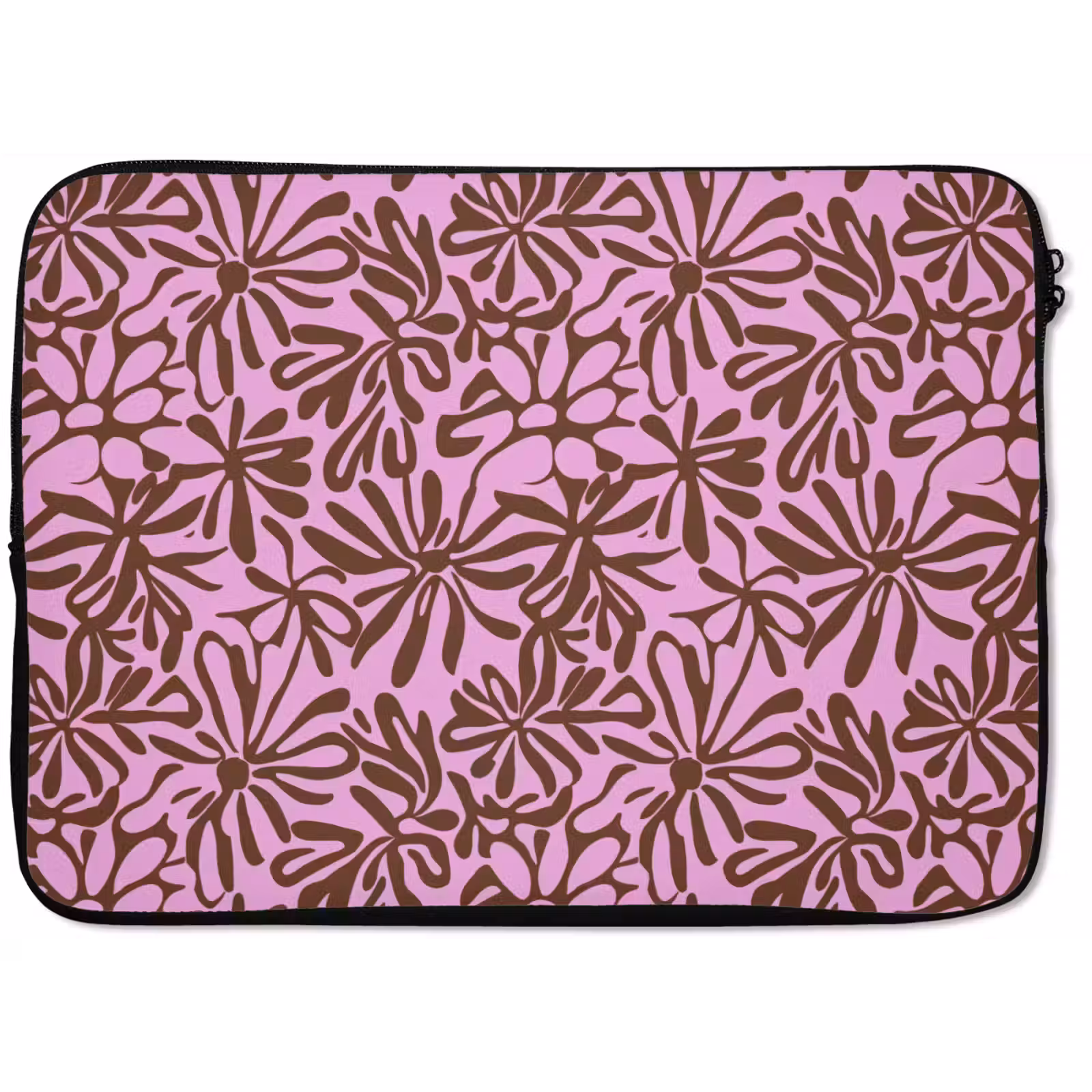 Laptophoes - Organisch - Patroon - Roze — 1