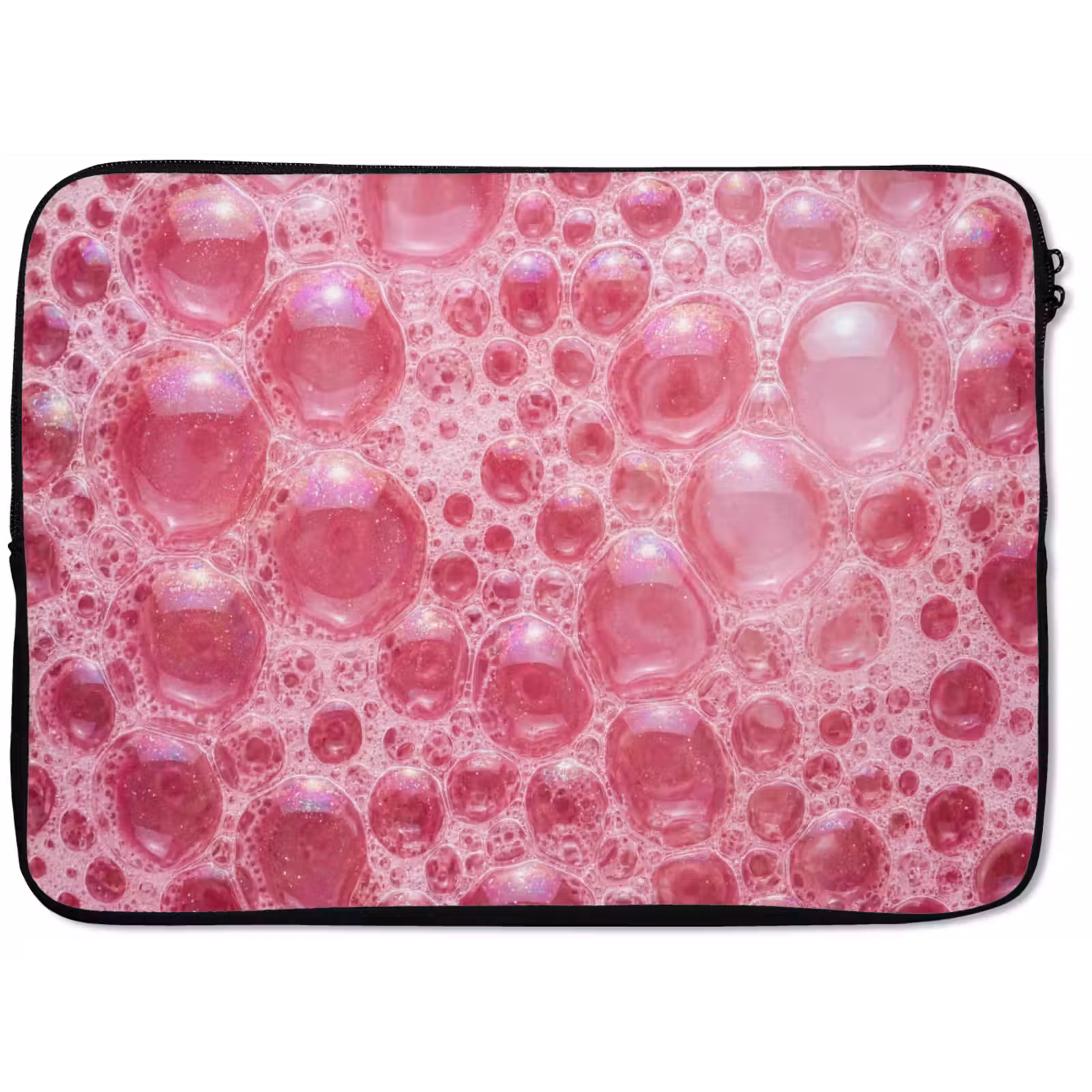 Laptophoes - Roze - Schuim - Bubbels — 1