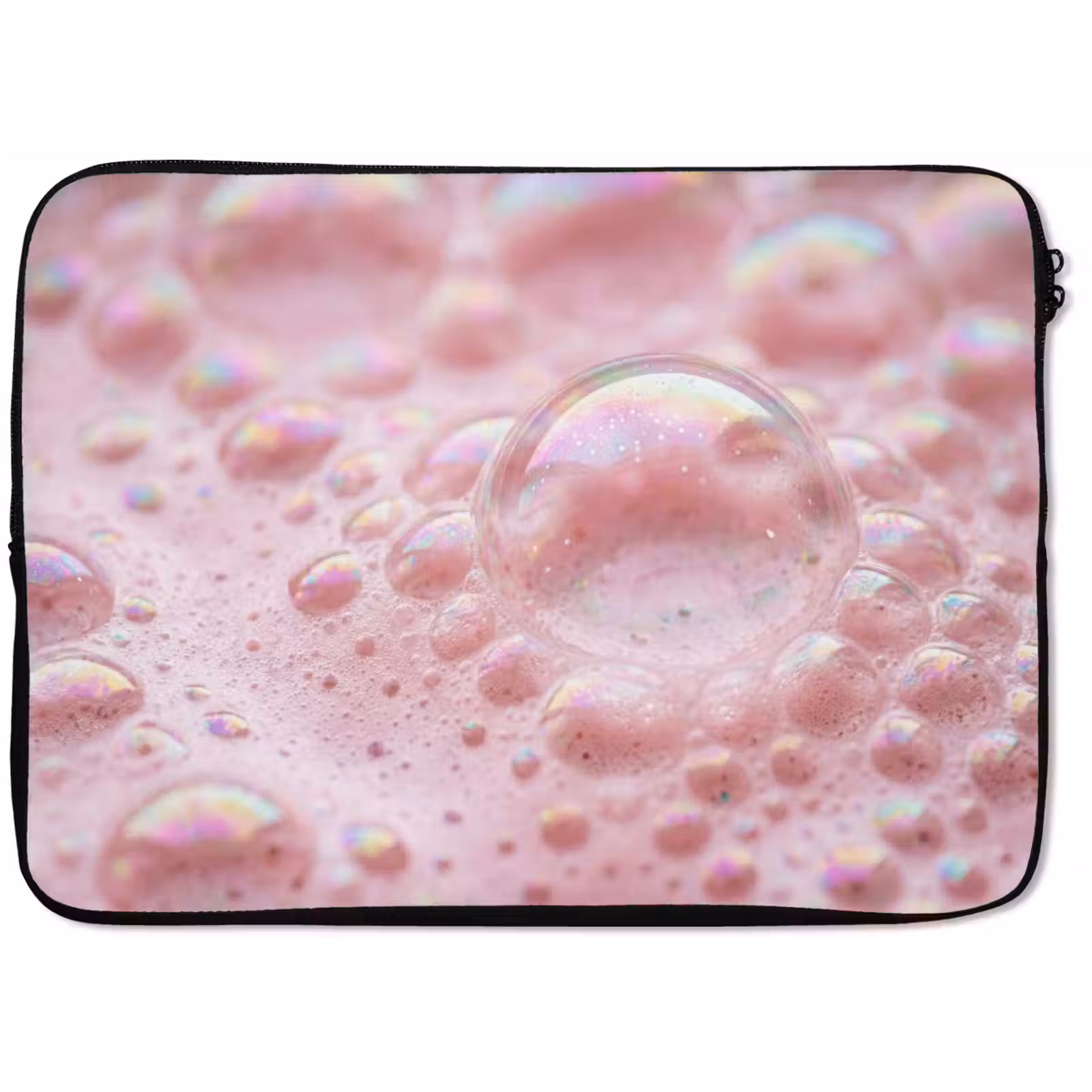 Laptophoes - Schuim - Structuur - Roze — 1