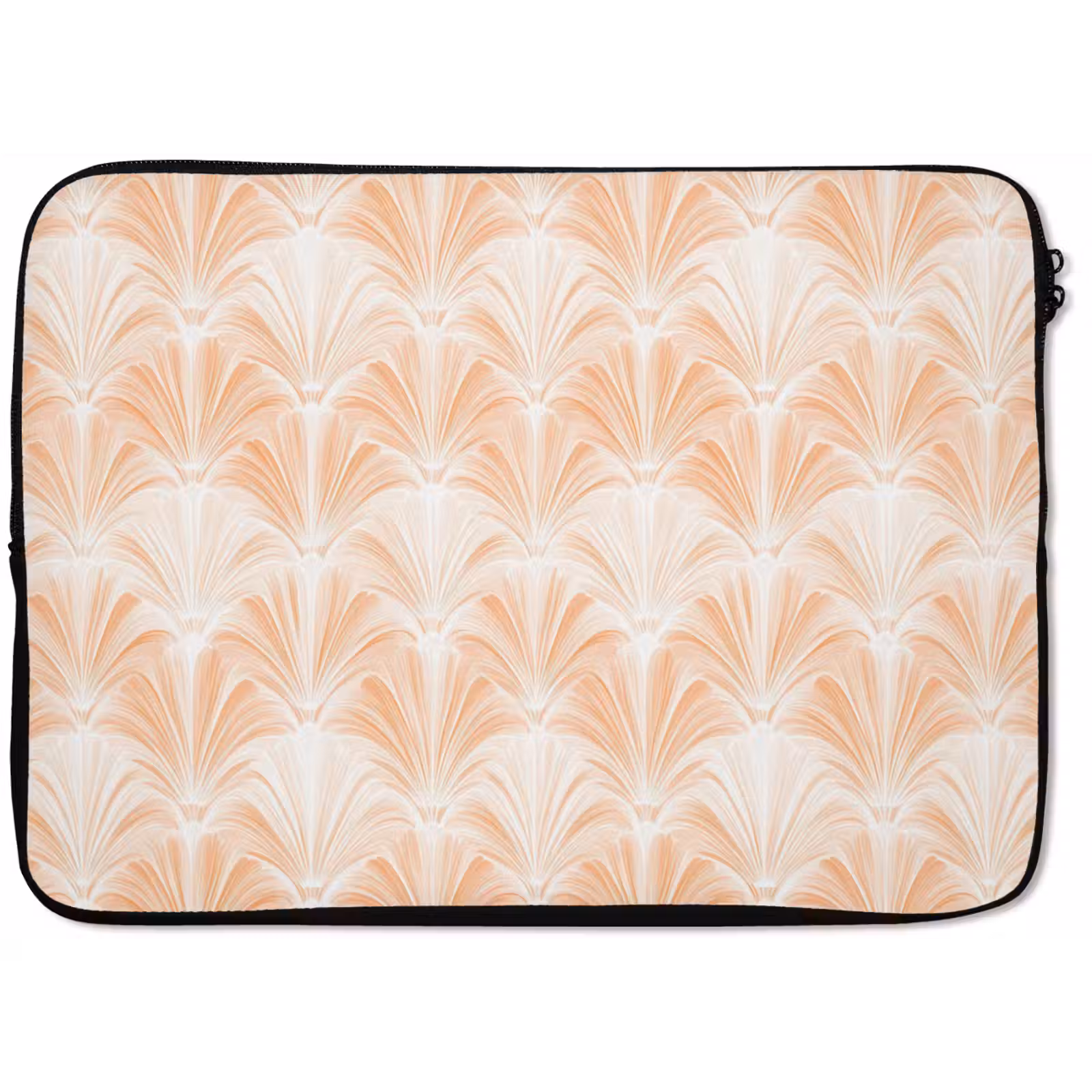 Laptophoes - Waaier - Patroon - Perzik — 1