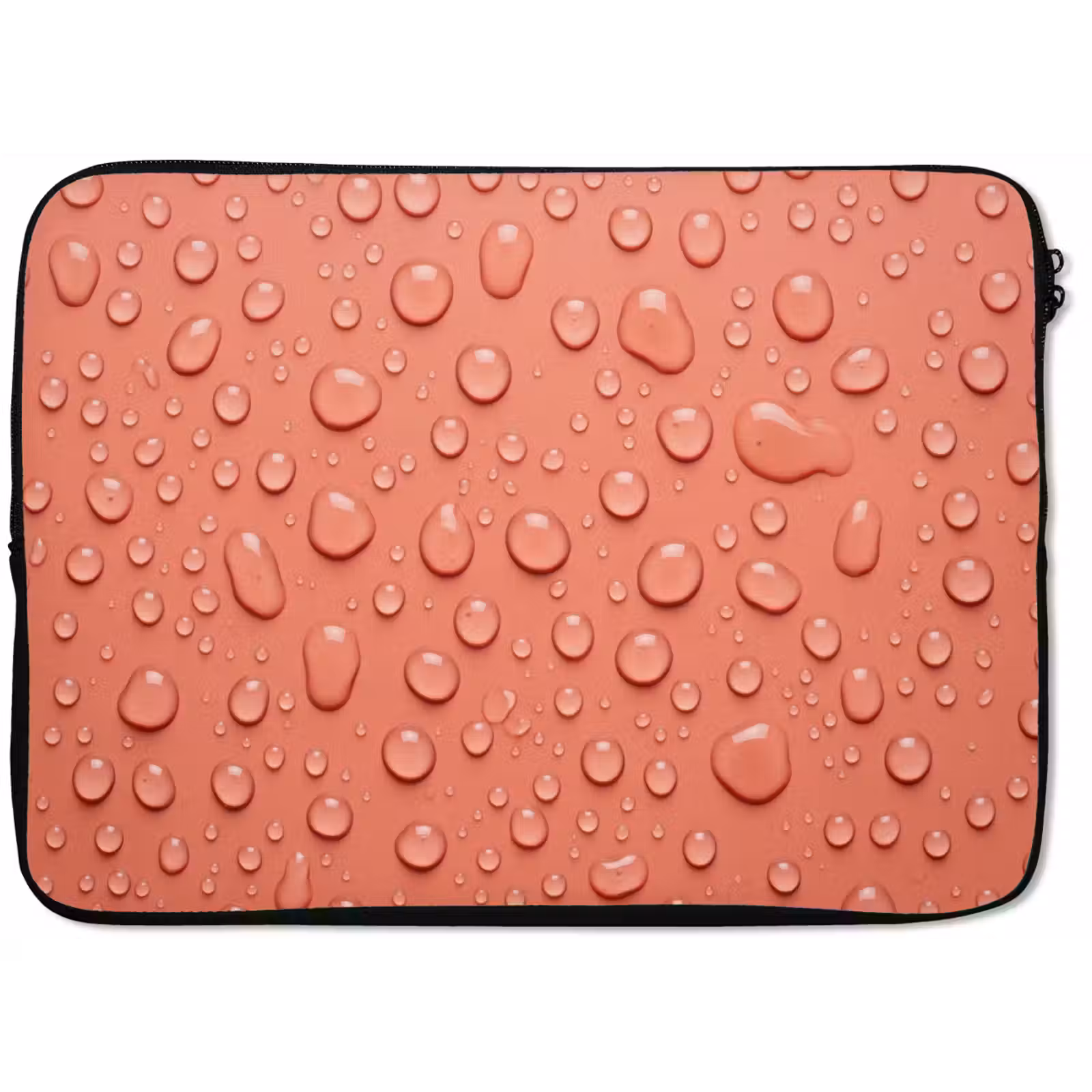 Laptophoes - Water - Druppels - Roze — 1