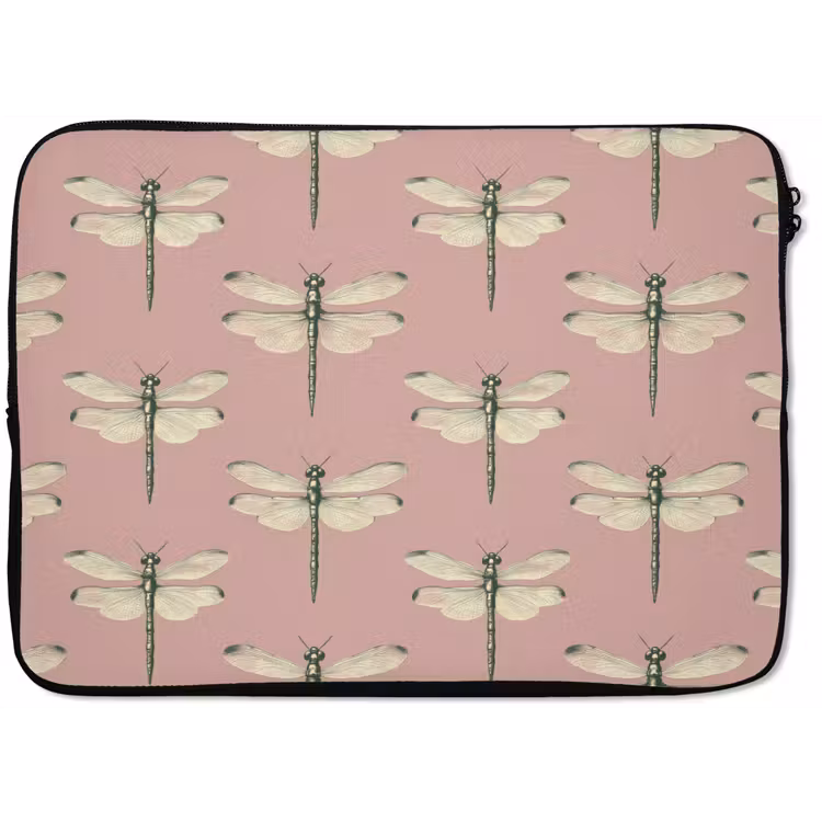 Laptophoes - Lillibellen - Patroon - Roze — 1