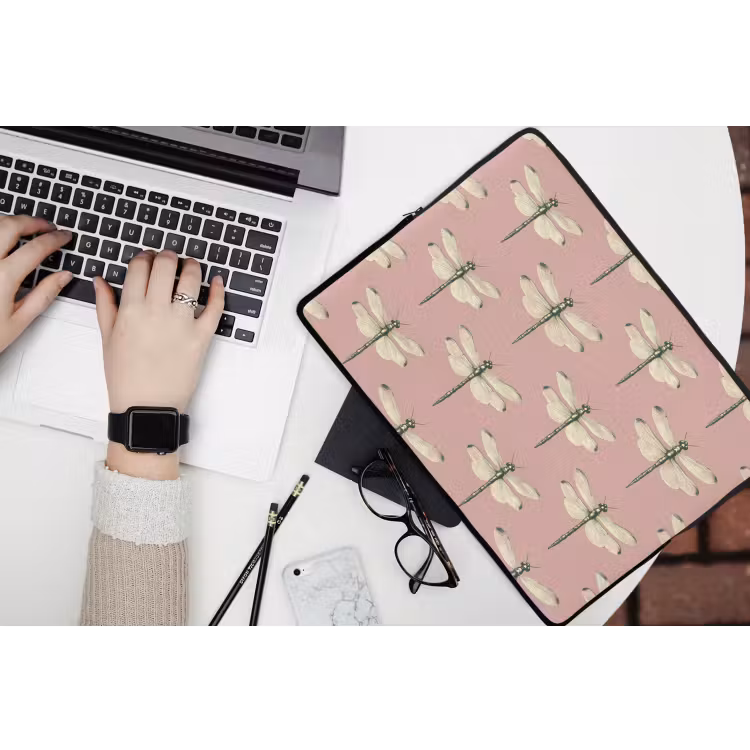 Laptophoes - Lillibellen - Patroon - Roze — 3