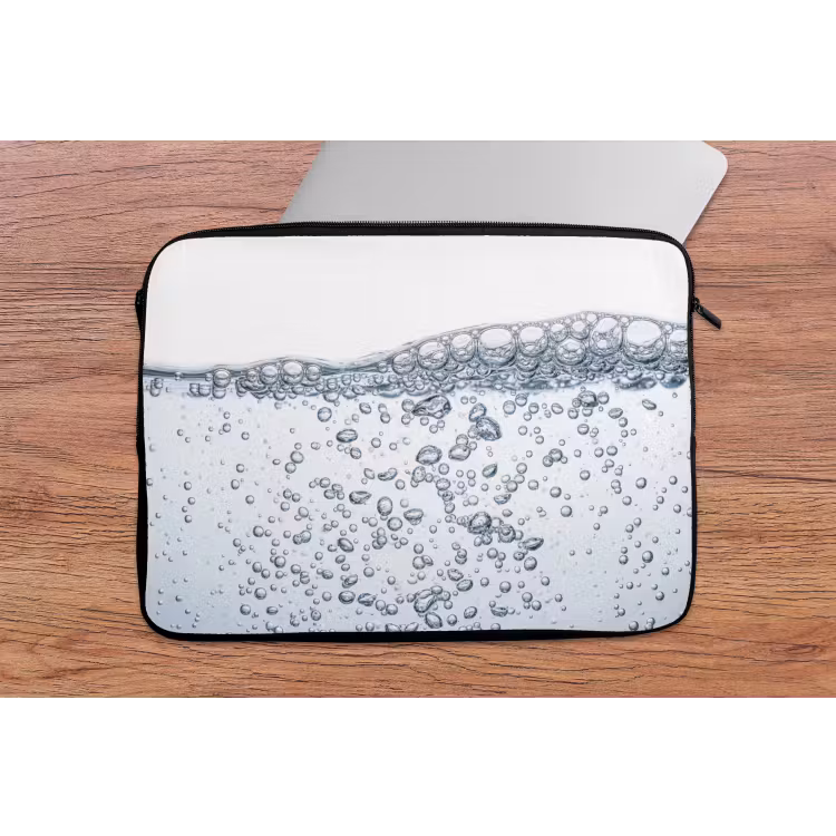 Laptophoes - Luchtbellen - Water - Dynamisch — 2