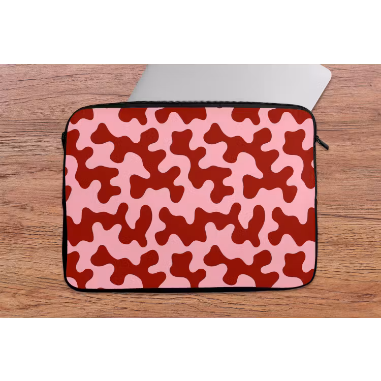 Laptophoes - Modern - Abstract - Rood — 2