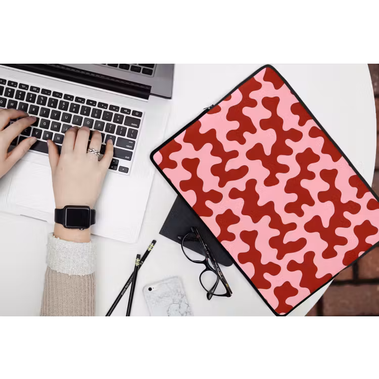 Laptophoes - Modern - Abstract - Rood — 3