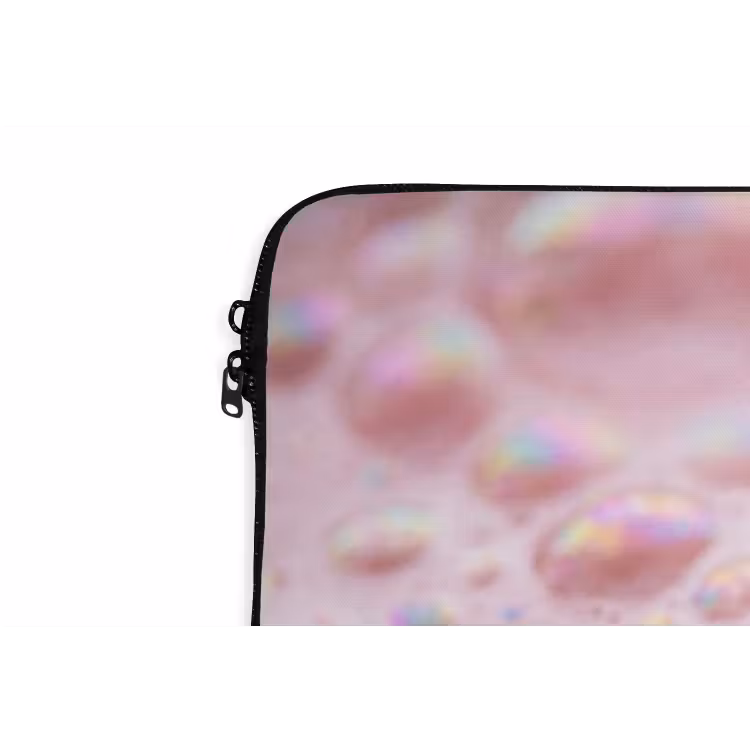 Laptophoes - Schuim - Structuur - Roze — 6
