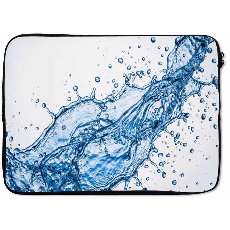 Laptophoes - Spash - Water - Blauw — 1