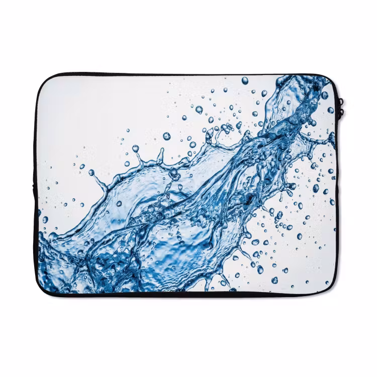 Laptophoes - Spash - Water - Blauw — 5