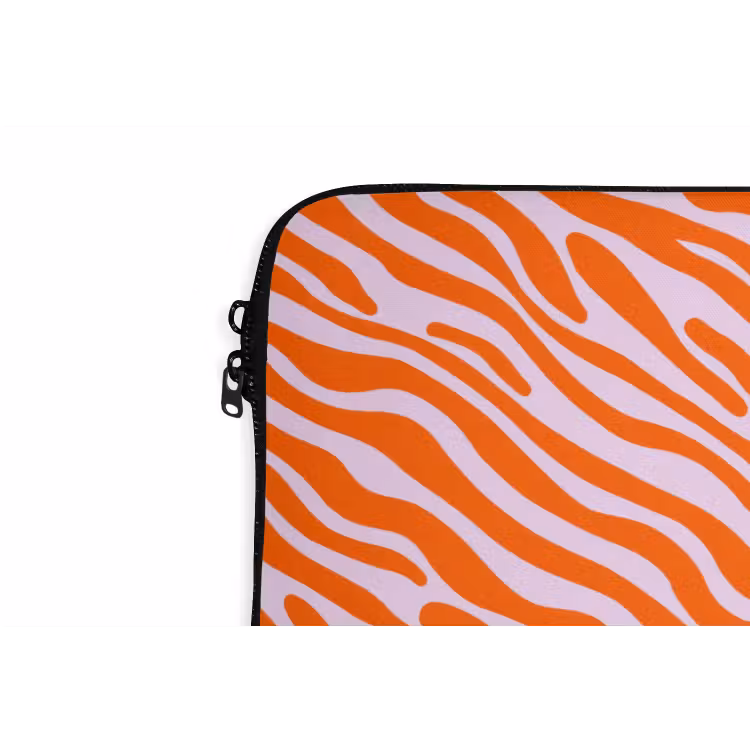 Laptophoes - Strepen - Dynamisch - Oranje — 6