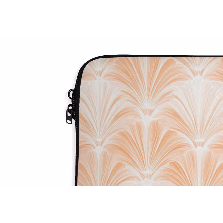 Laptophoes - Waaier - Patroon - Perzik — 6