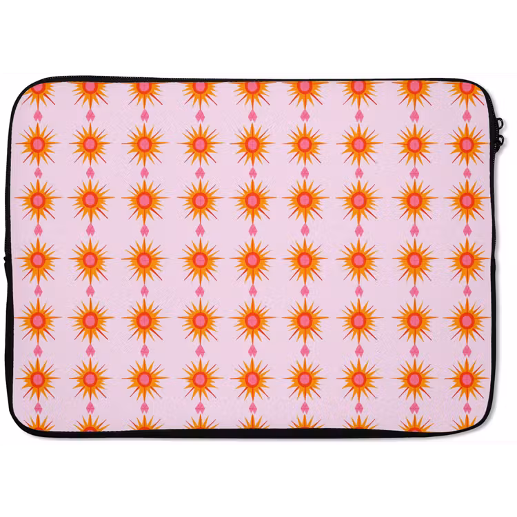 Laptophoes - Zon - Motief - Roze — 1