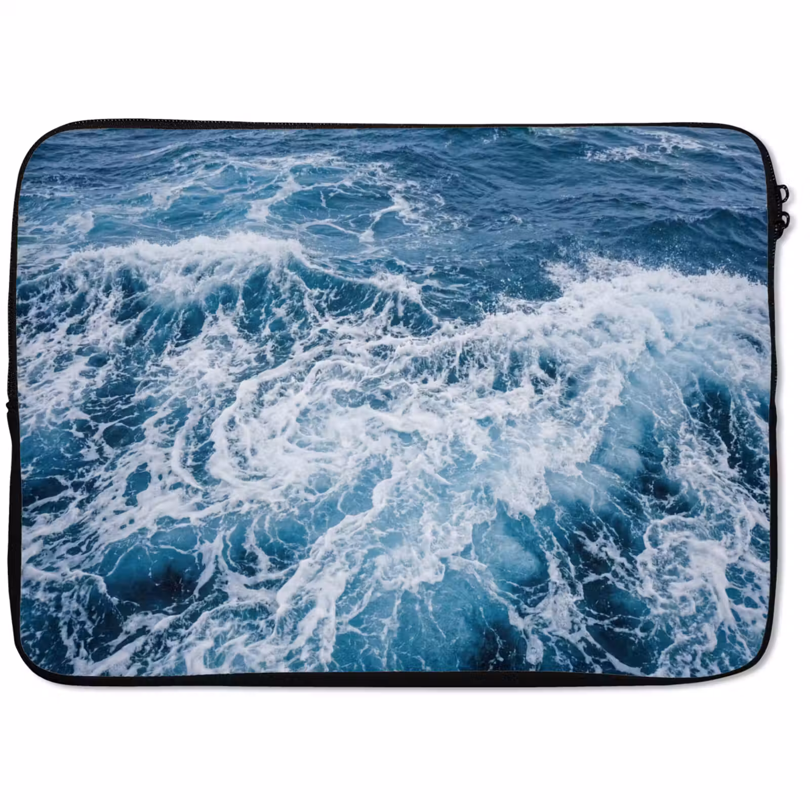 Laptophoes - Golven - Oceaan - Blauw — 1