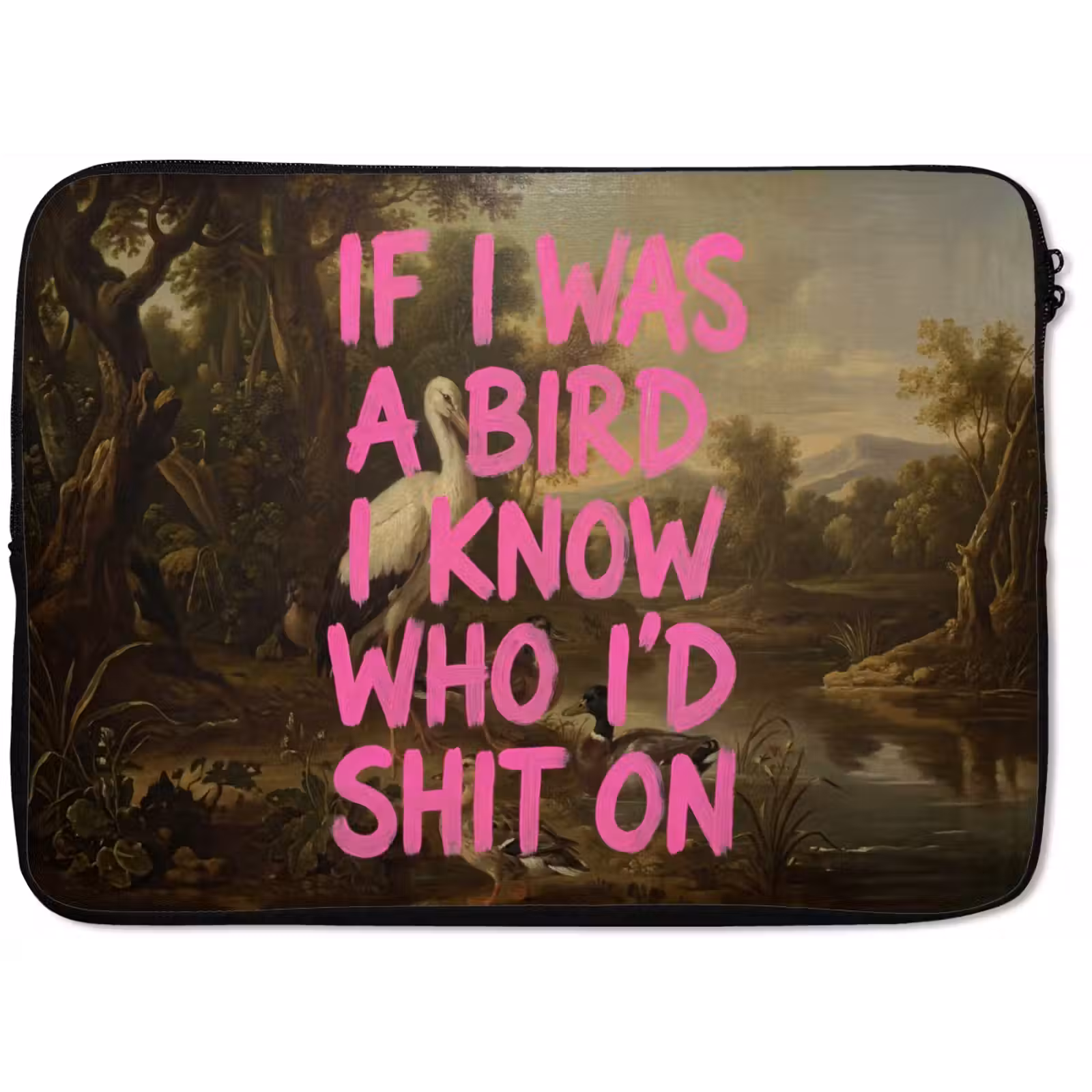 Laptophoes - Klassiek - Humor - Roze — 1