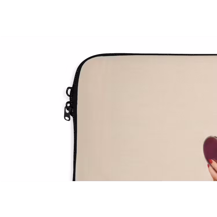 Laptophoes - Illustratie - Mascara - Vrouw - Geel — 6