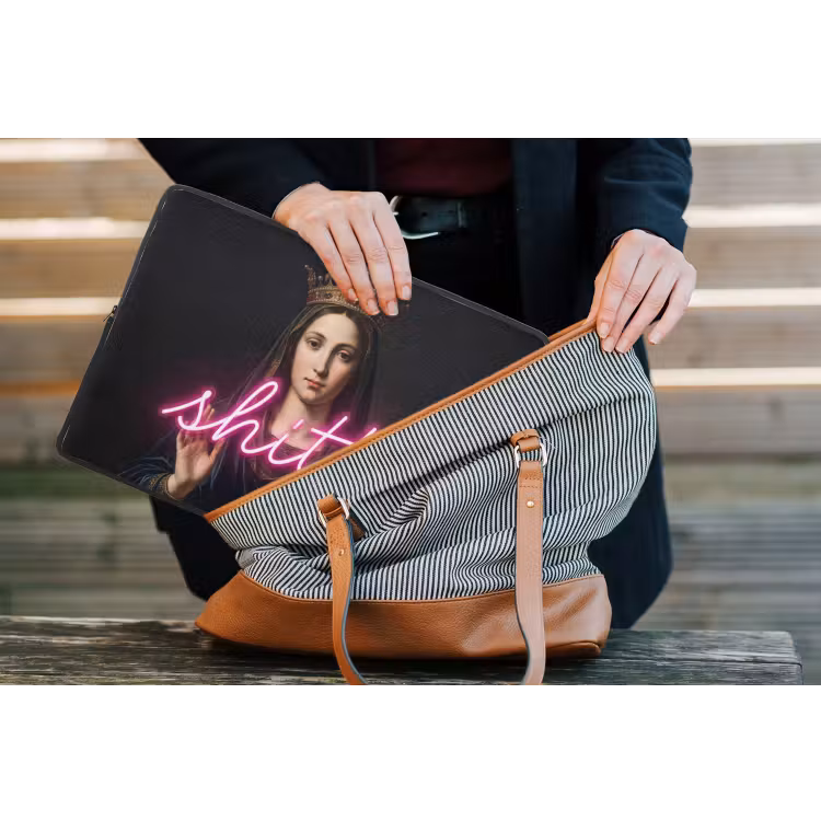 Laptophoes - Ironisch - Tekst - Neon — 4
