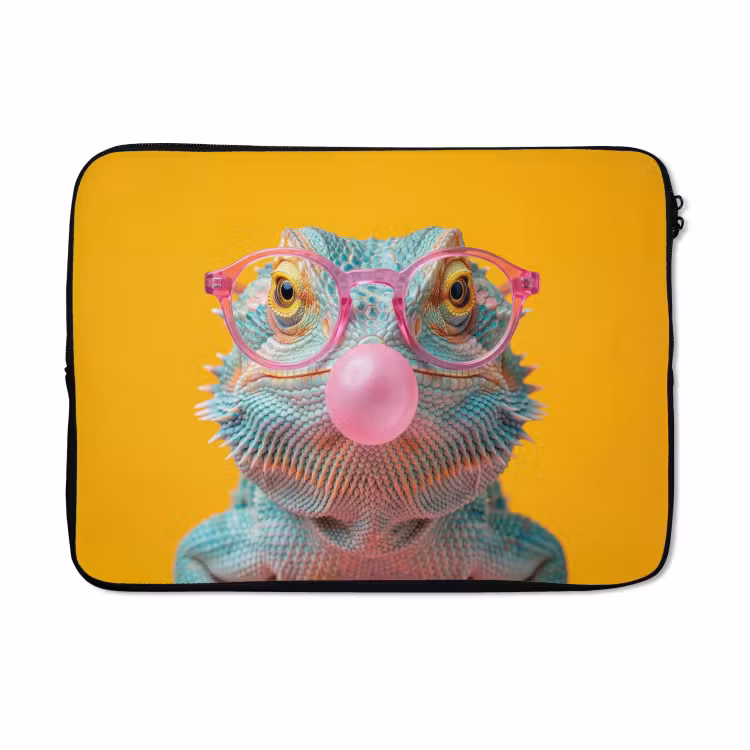 Laptophoes - Kameleon - Kauwgom - Kleurrijk — 5