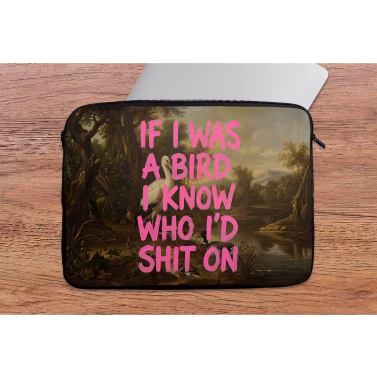 Laptophoes - Klassiek - Humor - Roze — 2