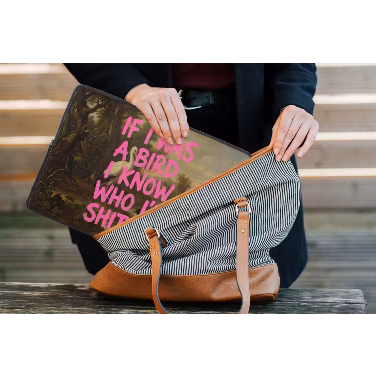 Laptophoes - Klassiek - Humor - Roze — 4