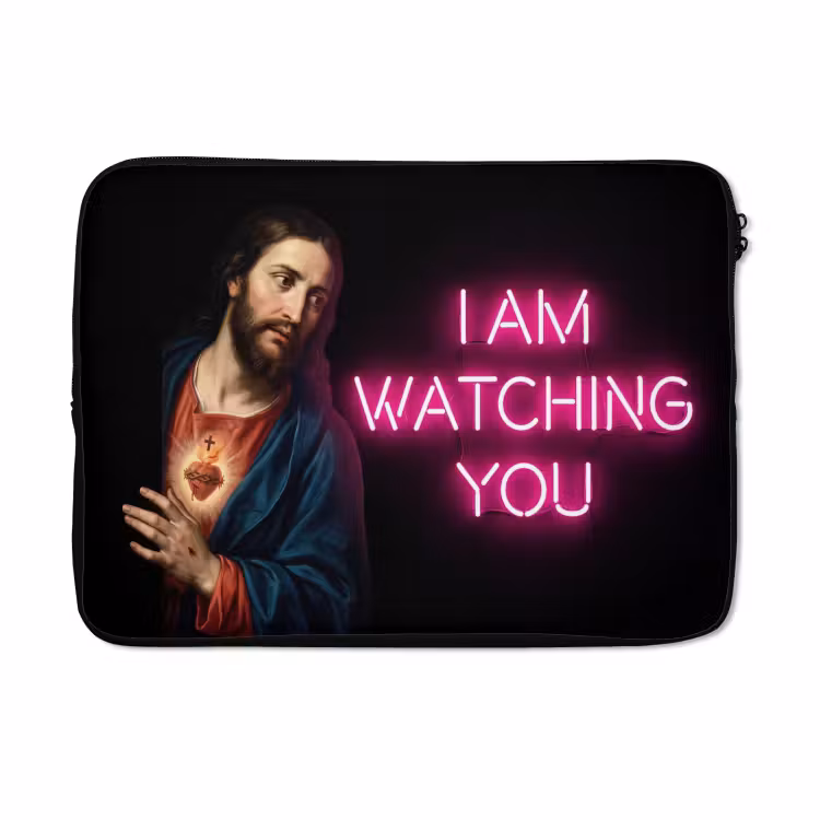 Laptophoes - Man - Tekst - Neon — 5
