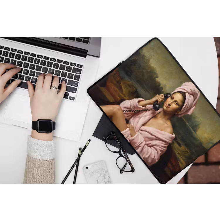 Laptophoes - Mona - Klassiek - Roze — 3