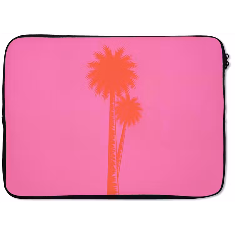 Laptophoes - Palmbomen - Modern - Roze — 1