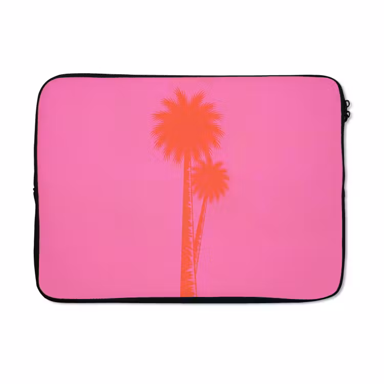 Laptophoes - Palmbomen - Modern - Roze — 5
