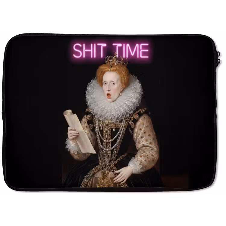 Laptophoes - Portret - Humor - Neon — 1